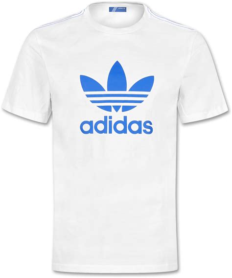 weiß-blau adidas shirt|Weiss .